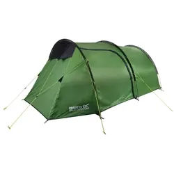 Regatta Campingzelt Montegra - wasserabweisend, 2 Eingange, für 4 Personen - dunkelgrün