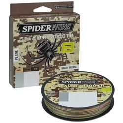 Spiderwire Angelschnur Spiderwire STEALTH SMOOTH 8 CAMO 150m 300m Camouflage, 0.11 m Länge, Sehr abriebfest, Rund geflochten 0.11 m