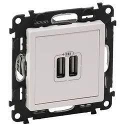 Legrand 753112 USB-Ladedose 2400mA Valena Life ultraweiß