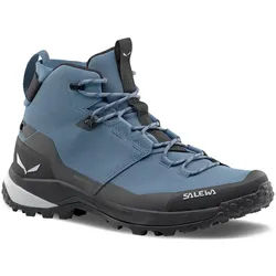 Salewa Wanderschuhe Puez Mid Powertex (Trekking, wasserdicht, atmungsaktiv) javablau/schwarz Herren