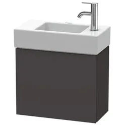 Duravit L-Cube Waschtischunterbau wandhängend Graphit Supermatt 480x240x400 mm - LC6246R8080 LC6246R8080