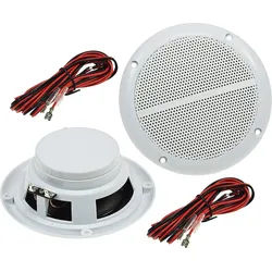CHILITEC Einbaulautsprecher CT-50, für Außen, Wasserfest, 80 W, 2 Stück