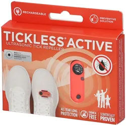 Tickless® Active Ultraschall-Expeller Zecke/Floh Koralle