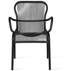 Sitzmöbel Loop Vincent Sheppard schwarz, 87x59x57 cm