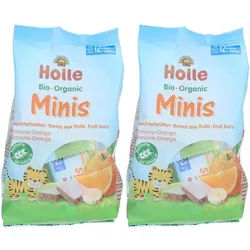 Holle Minis Fruchtriegel Banane-Orange bio