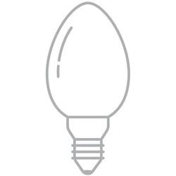 LED-Leuchtmittel, E14, Kerze, 7 Watt NPS weiß, 9.5 cm