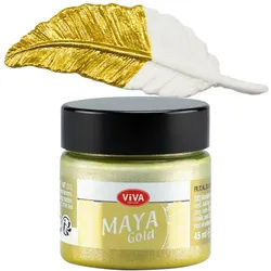 Viva Decor Acrylfarbe ViVA DECOR Maya Gold 45ml - Alt-Gold