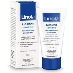 Linola Gesicht sensitive - Gesichtscreme für trockene und empfindliche Haut