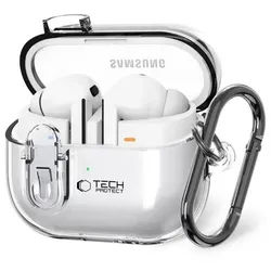 FlexAir Case with Carabiner for Samsung Galaxy Buds 3 / 3 Pro - Transparent