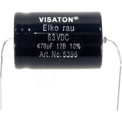 VIS ELKO 5380 - Tonfrequenzelko, 33 μF, 63 V