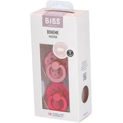 Bibs Boheme Schnuller Gr. 1, 0-6 Monate, Dusty Pink/Coral
