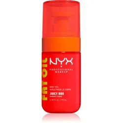 NYX Professional Makeup Fat Oil Body Nährendes Körperöl spendet Feuchtigkeit und Glanz mit Duft Juicy Boo 70 ml