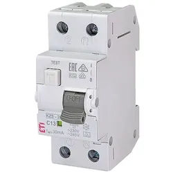 FI/LS-Schalter KZS-R, 2-polig, C13A, 30 mA, 10kA, Typ A