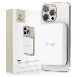 TECH PROTECT Tech Protect LifeMag PB11 Powerbank mit MagSafe 10000 mAh 15 Powerbank weiß
