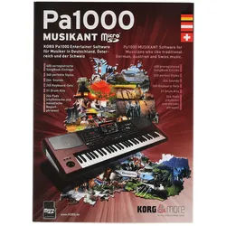 Korg Pa1000 Musikant SD Erweiterung - Erweiterungssoftware
