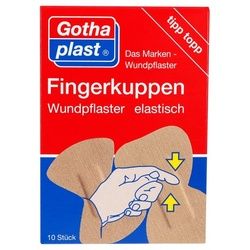 GOTHAPLAST Fingerkuppenwundpfl.elastisch 2 Größen 10 St