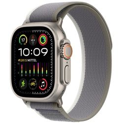 AppleWatch Ultra 2 Titanium Cellular 49mm M/L MRF43FD/A Trail Loop grün/grau