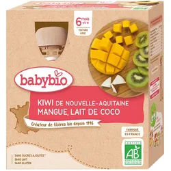 Babybio Kiwi DE Nouvelle-Aquitaine Mangue Lait DE Coco