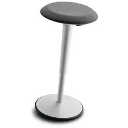 sedus Arbeitshocker se:fit (Made in Germany, 5 Jahre Garantie), Ergonomischer und Rutschfester Stehhocker grau