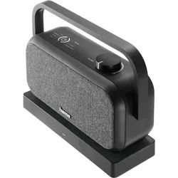 Hama Hama TV-Lautsprecher AUX, USB Schwarz, Grau Smart Speaker grau|schwarz