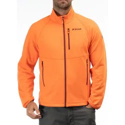 Klim Highline Fleece Jacke, orange, Größe XL für Männer