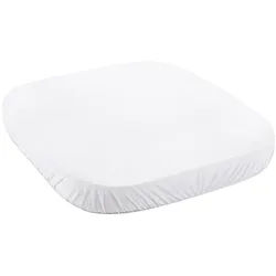 Waldin Spannbettlaken Spannbettlaken klein, für Waldin Babybett 7in1, Weiß, Spannbetttuch weiß