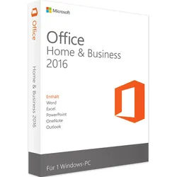 Office 2016 Home & Business 32/64 Bit Lizenznummer + Download