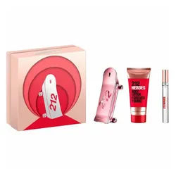 Carolina Herrera Eau de Parfum 212 HEROES FOR HER LOTE 3 pz