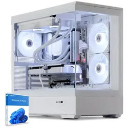 Sedatech UCCW219I1I1HF - Watercooling Gaming-PC (AMD Ryzen 5 7600X3D 6x 4.1GHz (max 4.7GHz), Radeon RX 9070 XT White 16GB, 32 GB RAM, 2000 GB SSD, Watercooling, Wlan 6E)
