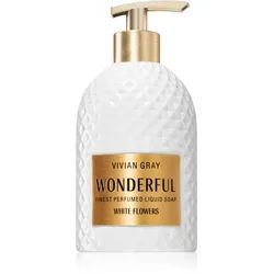 Vivian Gray Wonderful White Flowers luxuriöse Flüssigseife für die Hände 500 ml