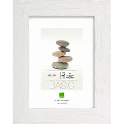 Rahmen , Weiß , Holz, Glas , Kiefer , rechteckig , 35.1x26.4 cm , Fsc , Bilder & Rahmen, Bilderrahmen, Bilderrahmen & Fotorahmen