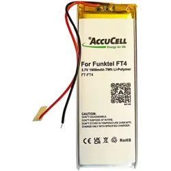 Akku passend für Tetra Funktel FT4 Li-Polymer 3,7V Spannung mit 1900mAh 7,0Wh Kapazität