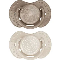 Difrax Sucette Dynamische Harmonie Creme - L.Brown 18m+
