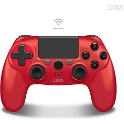 Hyperkin Nuforce Wireless Controller - PS4/PC/Mac (Red) (Playstation), Gaming Controller