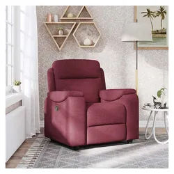 vidaXL Relaxsessel, Relaxsessel Weinrot Stoff