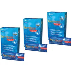 ferrotone 3er Set - Natürliches Eisen 3X14X20 ml Beutel