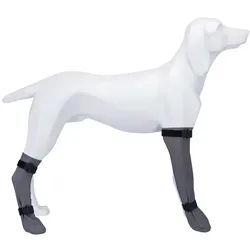 TRIXIE Pfotenschutz Schutzsocke grau Größe: S für z. B.: Jack Russel Terrier
