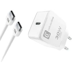 CellularLine 30W USB-C Charger Kit für Apple, 1m Kabel
