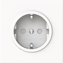 Busch-Jaeger 20 EUCB-44M Schutzkontakt-Steckdose Safety+ , mit erhöhtem Berührungsschutz, mit Befestigungskrallen, studioweiß matt, Busch-art linear