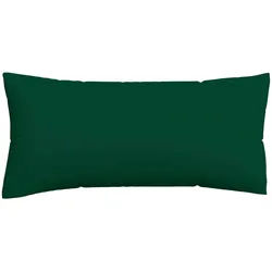 Schlafgut Kopfpolsterbezug , Dunkelgrün , Textil , Uni , 40x80 cm , Grüner Punkt, AZO-frei, Oeko-Tex® Standard 100 , pflegeleicht, schadstoffgeprüft , Heimtextilien, Bezüge, Polsterbezüge