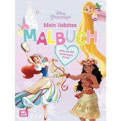 Disney Prinzessin: Mein Liebstes Malbuch Kartoniert (TB)