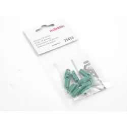 Märklin Modelleisenbahn-Stecker Märklin H0 71413 10x Bananenstecker Zwergstecker plugs grün 1:87