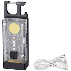 Genius Schlüsselanhänger Genius Solar Schlüsselanhänger-Licht inkl. USB-C Kabel, Aufladbar über USB-C-Anschluss und Solar-Panel