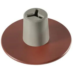Standfuß für Sticklight LED-Outdoorleuchte Weltevree rot, Designer Thor ter Kulve, 8 cm
