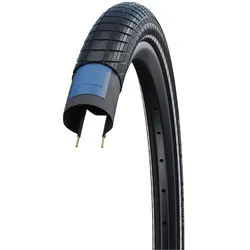 SCHWALBE BIG APPLE - Draht mit Reflexstreifen Performance Line Reifen, EC