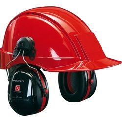 3M Peltor Optime III Kapselgehörschutz, Helmbefestigung, schwarz, mit Helmadapter P3E (für alle 3M Helme, ausgenommen G2000), SNR = 34 dB, H540P3E