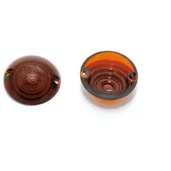 SHIN YO Blinkergläser für OCHSENAUGEN Blinker, getönt, gelb