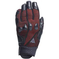 Dainese Unruly Ergo-Tek Motorradhandschuhe, schwarz-rot, Größe XL für Männer
