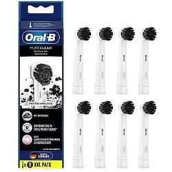Oral-B - Aufsteckbürsten 'Pure Clean mit Aktivkohle weiß' Zahnbürste 1 St weiss