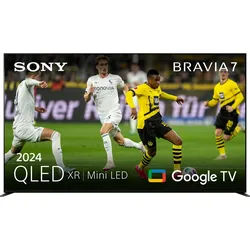 Sony K-65XR70 QLED Mini LED-Fernseher (164 cm/65 Zoll, Google TV, Smart-TV, BRAVIA 7, 4K HDR, Dolby Vision, Gaming Funktionen für Playstation 5) schwarz